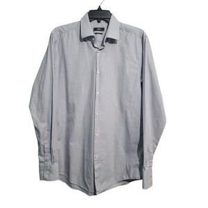 Hugo Boss Jenno Slim Houndstooth Long Sleeve Dress Shirt